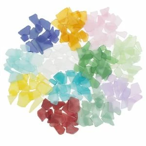 CYS Excel 6 Lbs Flat Sea Glass Multicolor Mix Vase Fillers Pack Of 1 1 CYS Excel 6 Lbs Flat Sea Glass Multicolor Mix Vase Fillers Pack Of 1