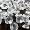 Clear Acrylic Diamonds Vase Filler, 1" (Wholesale 24 LBS/Case)
