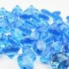 Light Blue Acrylic Diamonds Vase Filler, 1" (Wholesale 24 LBS/Case)