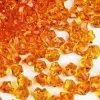 Orange Acrylic Crushed Ice Rocks Vase Filler, 1" (Wholesale 24 LBS/Case)