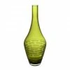 CYS Excel 15" Decorative Olive Green Glass Vase Pack Of 1