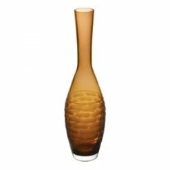 CYS Excel 15" Decorative Amber Glass Vase (Free Shipping) Pack Of 1