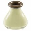 CYS Excel Creamy Brown Cute Bottle Vase. H-7.5" D-3.5" Decorative Vase (Free Shipping) Pack Of 1