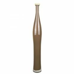 CYS Excel Brown Slim Bottle Vase. H-24" D-1.5" Decorative Vase (Free Shipping) Pack Of 1