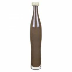 CYS Excel Brown Slim Bottle Vase. H-16" D-1.5" Decorative Vase (Free Shipping) Pack Of 1