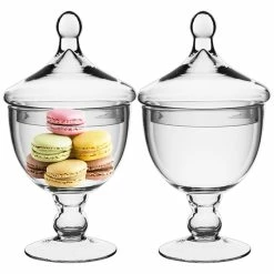 Glass Candy Buffet Apothecary Jar, H:9.5" D-4.75" (Wholesale 12 PCS/Case)