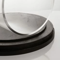 Glass Cloche Display Dome With Black Wood Base, H-15" D-10" (Wholesale 4 PCS/Case) -Glass Vases Boutique de vente cloche dome gdo110wb detail 2 800