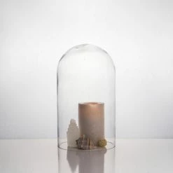Glass Cloche Display Dome, H-14" D-8" (Wholesale 4 PCS/Case) 7 Glass Cloche Display Dome, H-14" D-8" (Wholesale 4 PCS/Case) -Glass Vases Boutique de vente cloche dome gdo111 lifestyle 800px