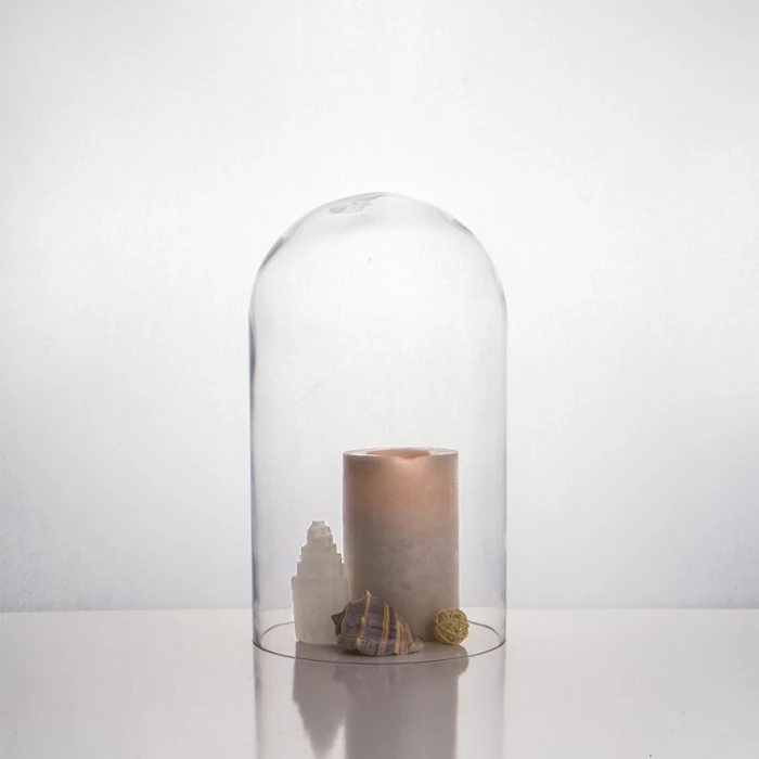 Glass Cloche Display Dome, H-14" D-8" (Wholesale 4 PCS/Case) 4 Glass Cloche Display Dome, H-14" D-8" (Wholesale 4 PCS/Case) – Image 4