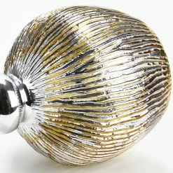 Set Of 3 Mercury Gold Etched Glass, H-12" H-14" H-16" (Wholesale 3 SETS/Case) -Glass Vases Boutique de vente crackle mercury gold candle holder gch352s3gd 4