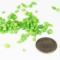 Green Crushed Gravel, Pebbles Stones, 0.07” – 0.2”, 24 Lbs -Glass Vases Boutique de vente crushed rocks vase fillers vfcs001g 3