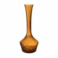 CYS Excel 14.5" Decorative Amber Glass Vase Pack Of 1