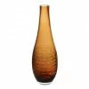 CYS Excel 15" Decorative Amber Glass Vase Pack Of 1
