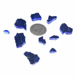 Cobalt Blue Fire Pit Glass, 1/2" (Wholesale 40 LBS/Case) -Glass Vases Boutique de vente fg050b coin
