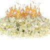 Gold Reflective Fire Pit Glass, 1/2" (Wholesale 40 LBS/Case)