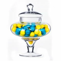 Glass Candy Buffet Apothecary Jar, H-10" D-3.5" (Wholesale 6 PCS/Case)