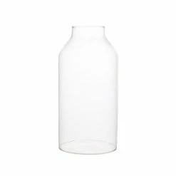 48 Pcs Glass Hurricane Chimney H-8" D-4" Lamp Shades Open Ended Cover -Glass Vases Boutique de vente gch022038