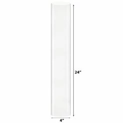 Glass Hurricane Candle Holder Shade Chimney Tube, H-14" - 24" D-4" (Wholesale 12 PCS/Case) -Glass Vases Boutique de vente gch04024 dim 1000 2