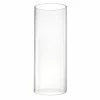 Glass Hurricane Candle Holder Shade Chimney Tube, H-18" D-7" (Wholesale 4 PCS/Case)