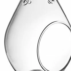 Glass Hanging Teardrop Plant Terrarium Candle Holder, H-5.5" W-2.75" (Wholesale 48 PCS/Case) -Glass Vases Boutique de vente gch104 06 details 02