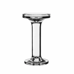 Modern Glass Dual Use Pillar Taper Candle Holder, H-6.25" W-3" (Wholesale 12 PCS/Case) -Glass Vases Boutique de vente gch204 07 main 011
