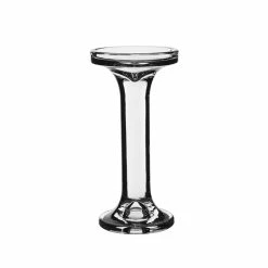 Modern Glass Dual Use Pillar Taper Candle Holder, H-7.25" W-3" (Wholesale 12 PCS/Case) -Glass Vases Boutique de vente gch204 08 main 01