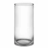 CYS Excel Large Clear Glass Cylinder Vase (H:16" D:8") Pack Of 1
