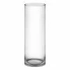 CYS Excel Large Clear Glass Cylinder Vase (H:22" D:8") Pack Of 1