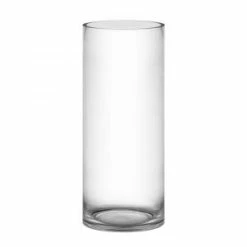 CYS Excel Large Clear Glass Cylinder Vase (H:24" D:10") Pack Of 1