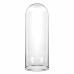 Glass Cloche Display Dome, H-21" D-8" (Wholesale 2 PCS/Case)