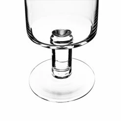 Glass Short Stem Candle Holder, H-14" D-4" (Wholesale 6 PCS/Case) -Glass Vases Boutique de vente gfc101 14 details 05