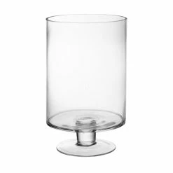 Glass Short Stem Candle Holder, H-10" D-6" (Wholesale 4 PCS/Case) -Glass Vases Boutique de vente gfc107 10 main 1000