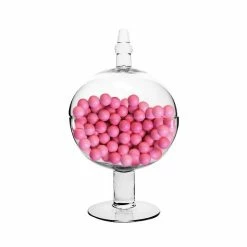 Glass Candy Buffet Apothecary Jar, H-16" D-8.5" (Wholesale 2 PCS/Case)
