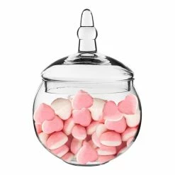 Glass Candy Buffet Apothecary Jar, H-10" D-5" (Wholesale 8 PCS/Case) -Glass Vases Boutique de vente glass apothecary jars candy buffet gaj134