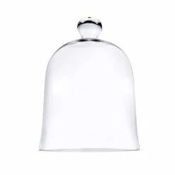 Glass Bell Dome Cloche, H-16" D-12" (Wholesale 2 PCS/Case)