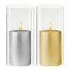 Glass Hurricane Candle Holder Shade Chimney Tube, H-10" D-4.75" (Wholesale 12 PCS/Case)