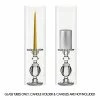 Glass Hurricane Candle Holder Shade Chimney Tube, H-24" D-6" (Wholesale 4 PCS/Case)