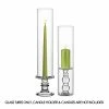 Glass Hurricane Candle Holder Shade Chimney Tube, H-18" D-4" (Wholesale 12 PCS/Case)