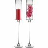 Contemporary Glass Long Stem Pillar Candle Holder H-24" X D-3.5" (Wholesale Pack Of 6)
