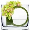 CYS Excel Rectangular Glass Vases 6" Oval Rounded Edge Slender (Free Shipping) Pack Of 1