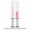 Glass Hurricane Candle Holder Shade Chimney Tube, H-16" D-3" (Wholesale 18 PCS/Case)