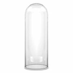 Glass Cloche Display Dome, H-24" D-9.75" (Wholesale 2 PCS/Case)