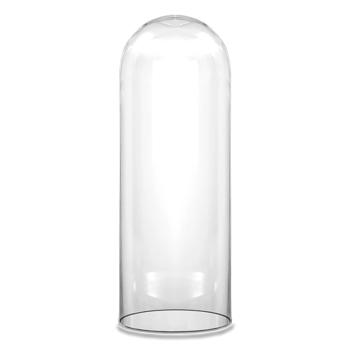Glass Cloche Display Dome, H-24" D-9.75" (Wholesale 2 PCS/Case) 1 Glass Cloche Display Dome, H-24" D-9.75" (Wholesale 2 PCS/Case)