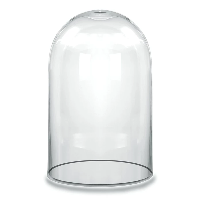 Glass Cloche Display Dome, H-19.5" D-11.75" (Wholesale 2 PCS/Case) 1 Glass Cloche Display Dome, H-19.5" D-11.75" (Wholesale 2 PCS/Case)