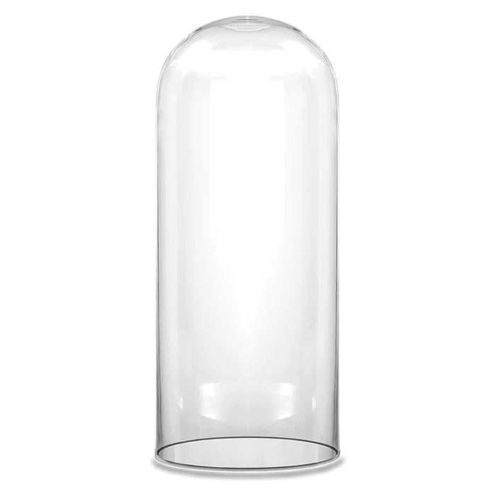 Glass Cloche Display Dome, H-24" D-11.75" (Wholesale 2 PCS/Case) 1 Glass Cloche Display Dome, H-24" D-11.75" (Wholesale 2 PCS/Case)