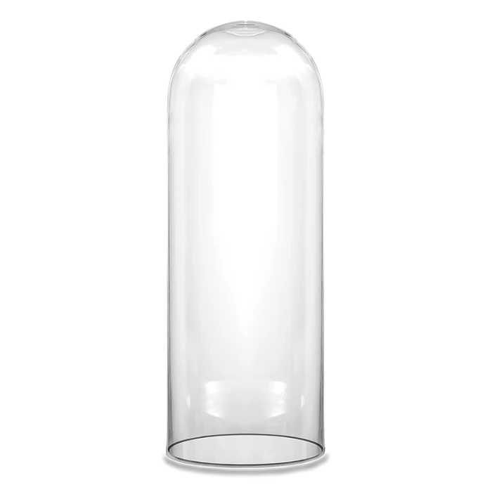 Glass Cloche Display Dome, H-28" D-11.75" (Wholesale 2 PCS/Case) 1 Glass Cloche Display Dome, H-28" D-11.75" (Wholesale 2 PCS/Case)