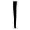 CYS Excel Glass Black Trumpet Vase. H-32" D-4.5" Wedding Centerpieces Pack Of 1