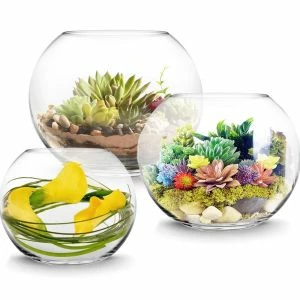CYS Excel Glass Bubble Bowl Large Centerpieces. W-10" - 16" (Free Shipping) Pack Of 1 1 CYS Excel Glass Bubble Bowl Large Centerpieces. W-10" - 16" (Free Shipping) Pack Of 1