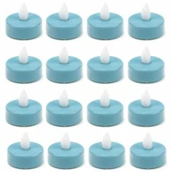 480 Pcs Flameless Blue 1.5 Inch LED Tealight Candles -Glass Vases Boutique de vente led tealight candle holders lte01wam blue 2