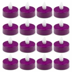 480 Pcs Flameless Fuchsia 1.5 Inch LED Tealight Candles -Glass Vases Boutique de vente led tealight candle holders lte01wam fuchsia2